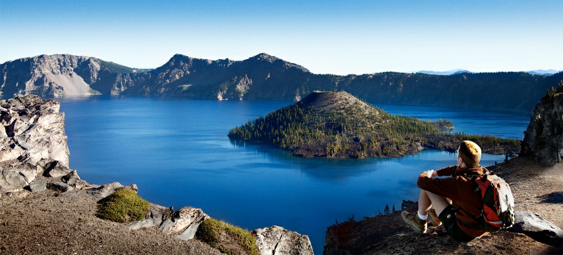 Oregon's crater lake is a popular hiking destination. Crater Lake National Park is a United States National Park located in southern Oregon. Established in 1902, Crater Lake National Park is the fifth oldest national park in the United States and the only one in the state of Oregon.