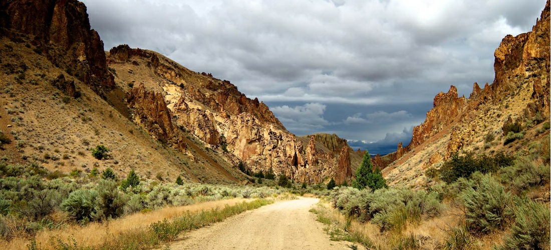 Leslie Gulch is a canyon in Malheur County, Oregon, United States. It is on the east side of Owyhee Lake, a reservoir on the Owyhee River. Its abundant and striking rock formations are made of tuff - USA Travel Guide.