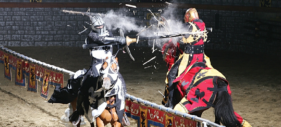 Medieval Times allows you to step back in time with epic battles, jousting tournaments, royal feasts, knights and romance at the South Carolina- American castles.