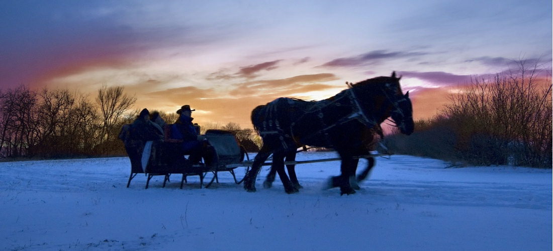 Nebraska sleigh ride