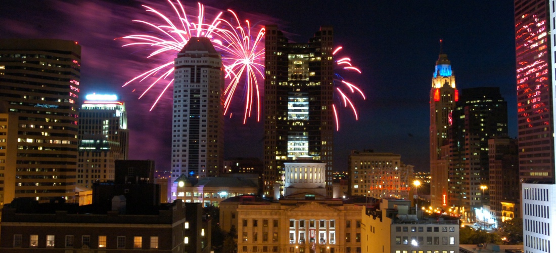 Columbus, Ohio celebrates the Fourth of July - Independence Day with the Red, White and Boom Festival.