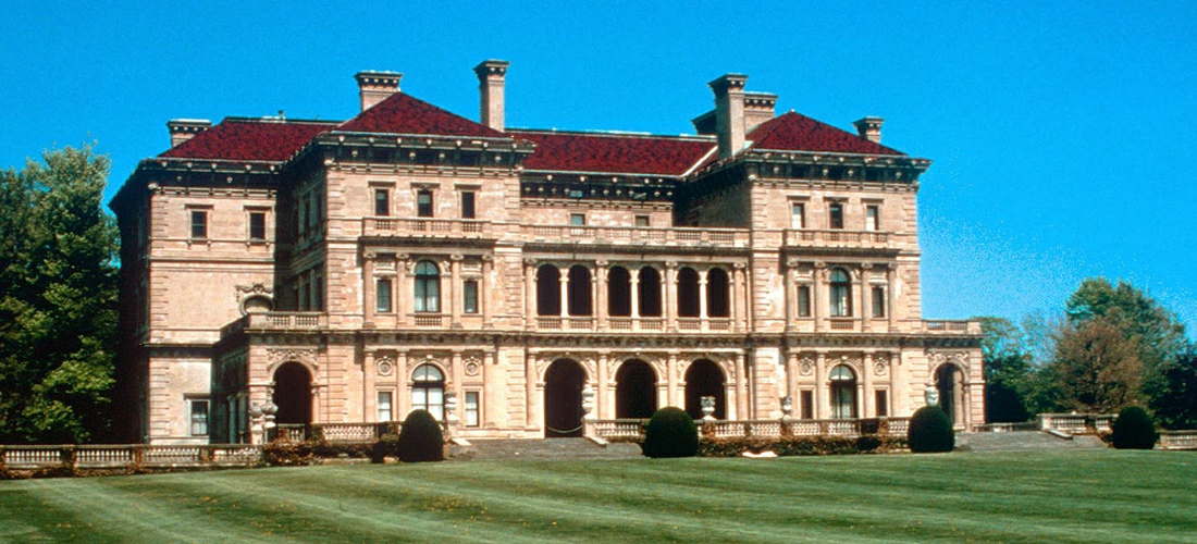 The Breakers is a Vanderbilt mansion located on Ochre Point Avenue, Newport, Rhode Island, United States on the Atlantic Ocean.