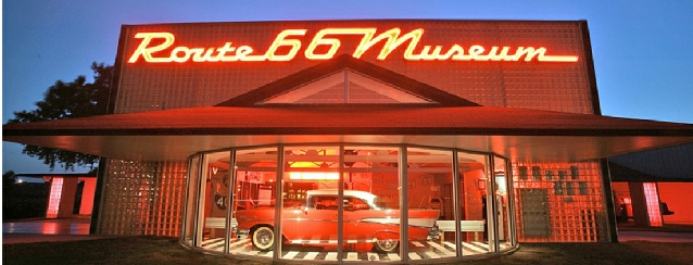 For the ultimate Route 66 experience, visit the Oklahoma Route 66 Museum in Clinton OK.