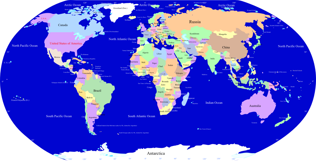 Map Of The World States World Map In Usa