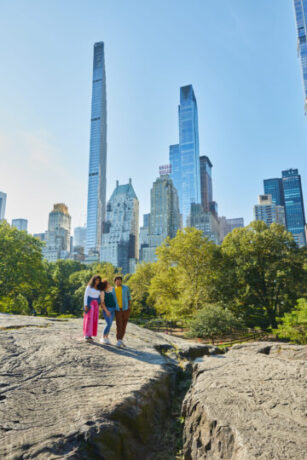Admirer les vues de Central Park à Manhattan, New York City, New York