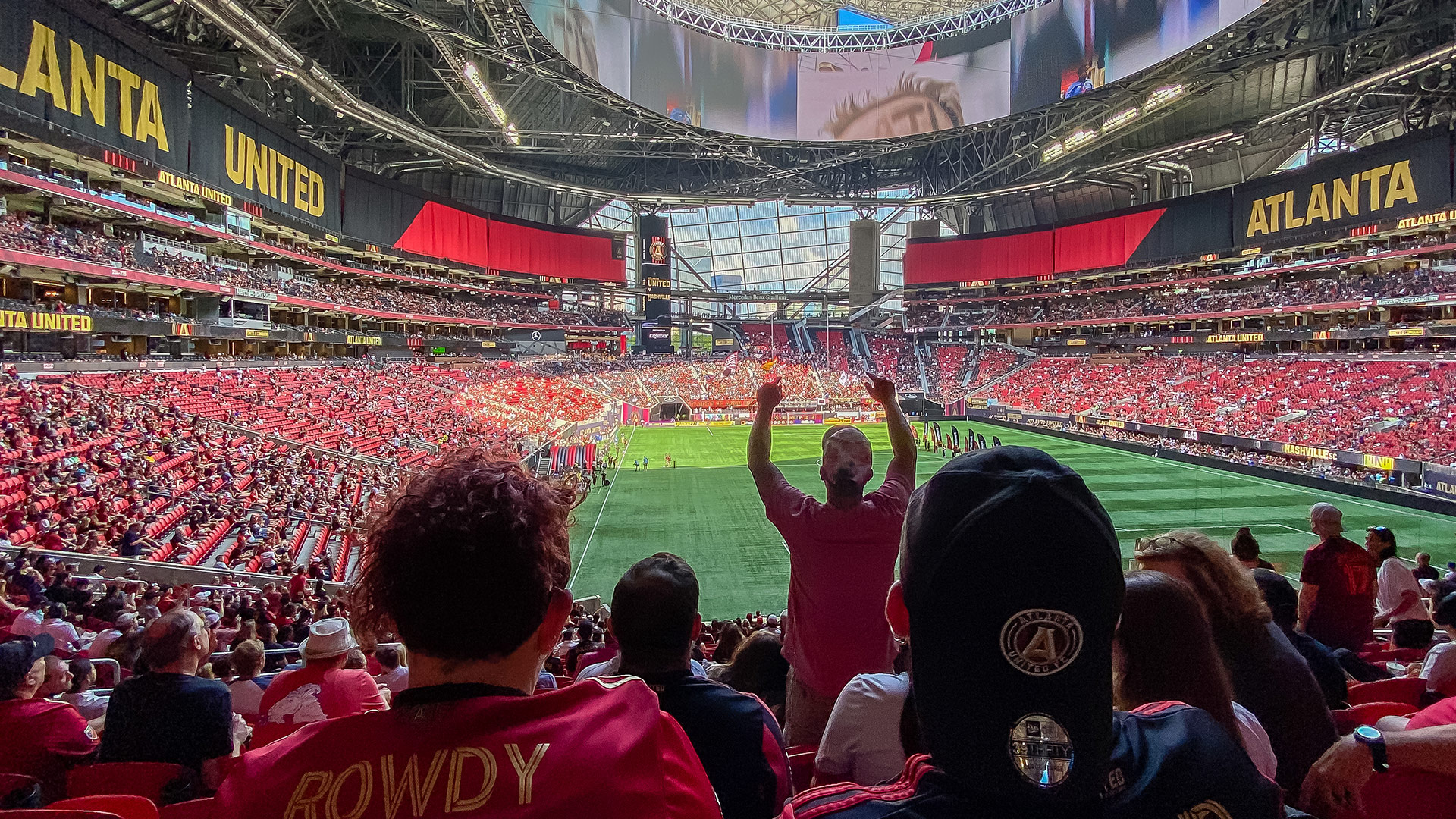 Atlanta United soccer game in Atlanta, Georgia