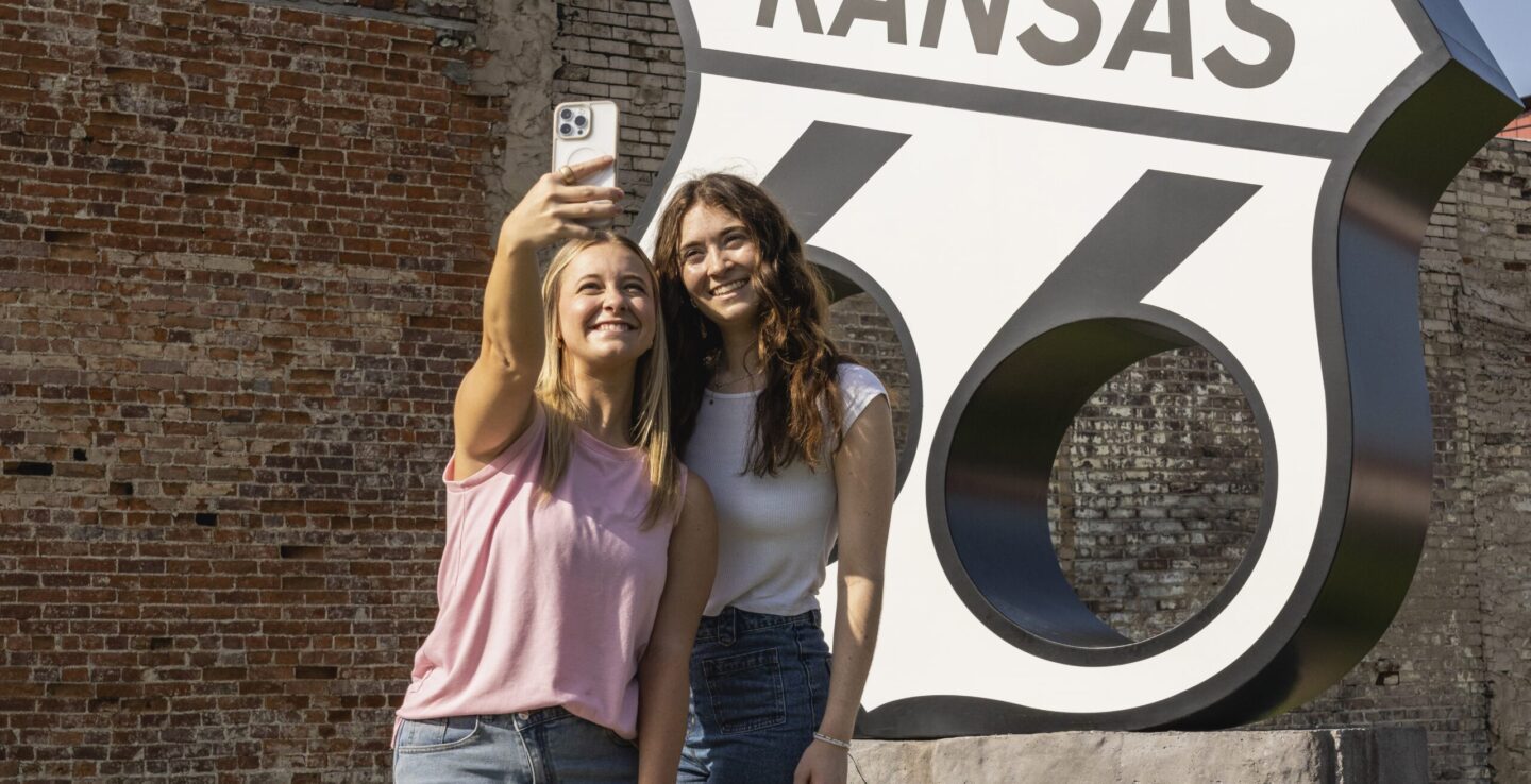 Taking a selfie at Miners Park in Galena, Kansas