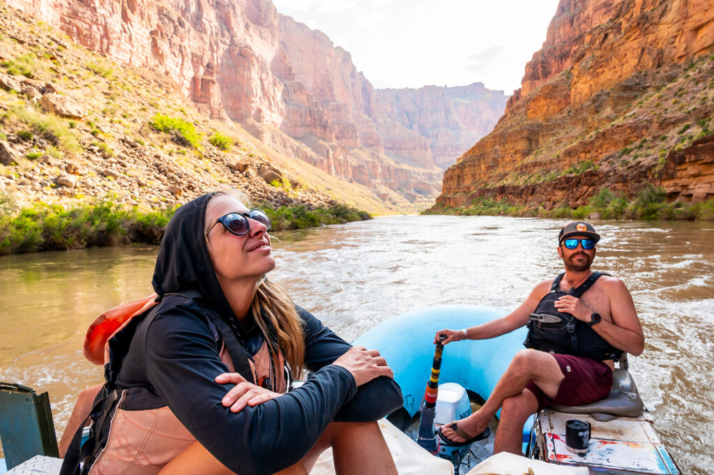 Whitewater rafting on the Colorado River in the Grand Canyon, Arizona
