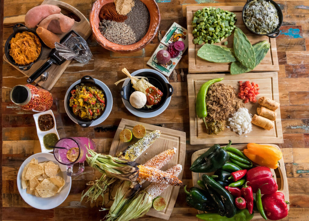 Local ingredients at Charro Steak & Del Rey in Tucson, Arizona; Credit: Arizona Office of Tourism