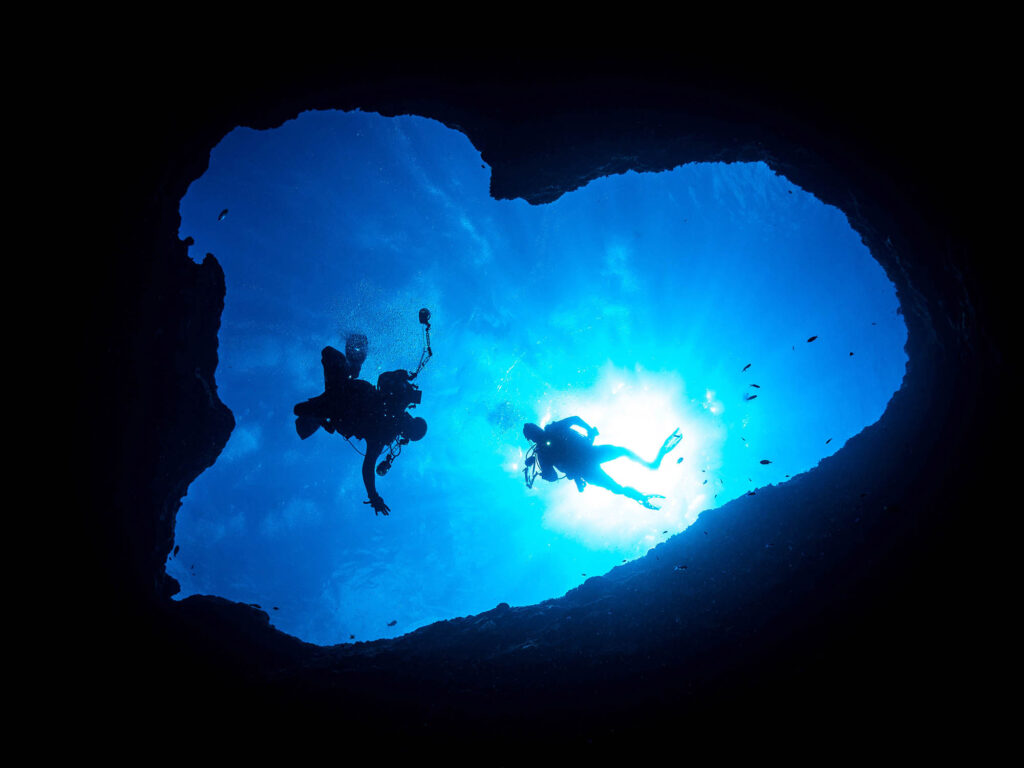 Blackwater diving in Guam