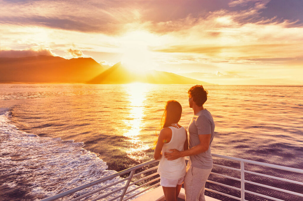 Sunset cruise in Maui, Hawai’i