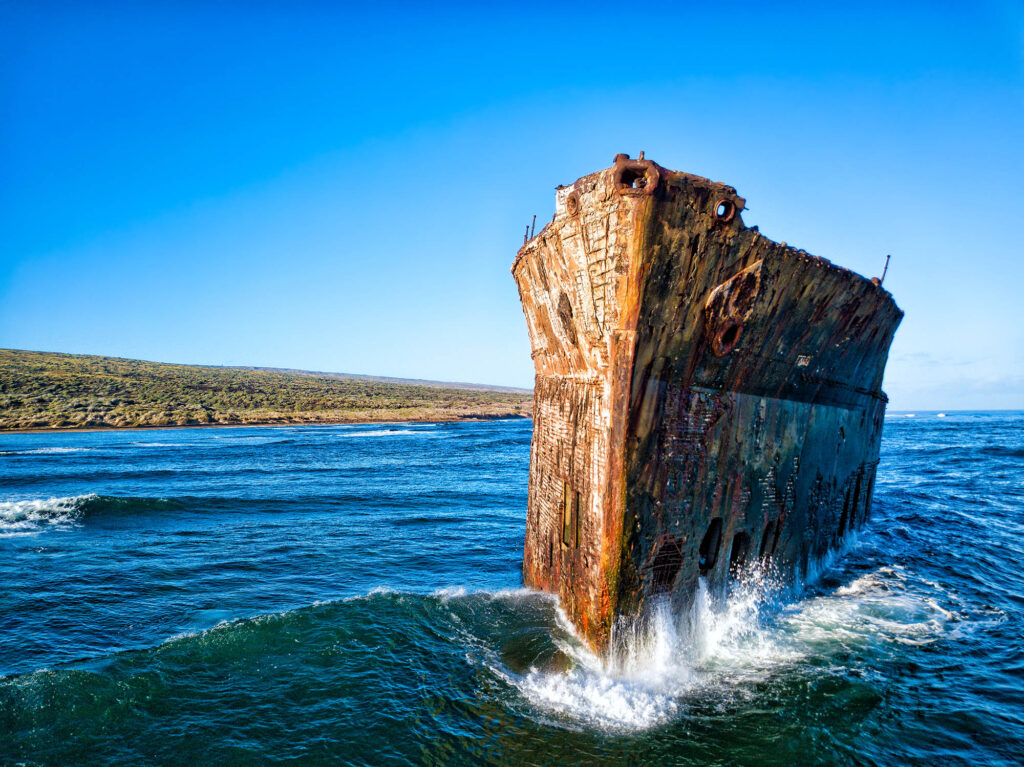Sunken shipwreck turned diving site in Maui. 
Credit: Maui Visitors & Convention Bureau
