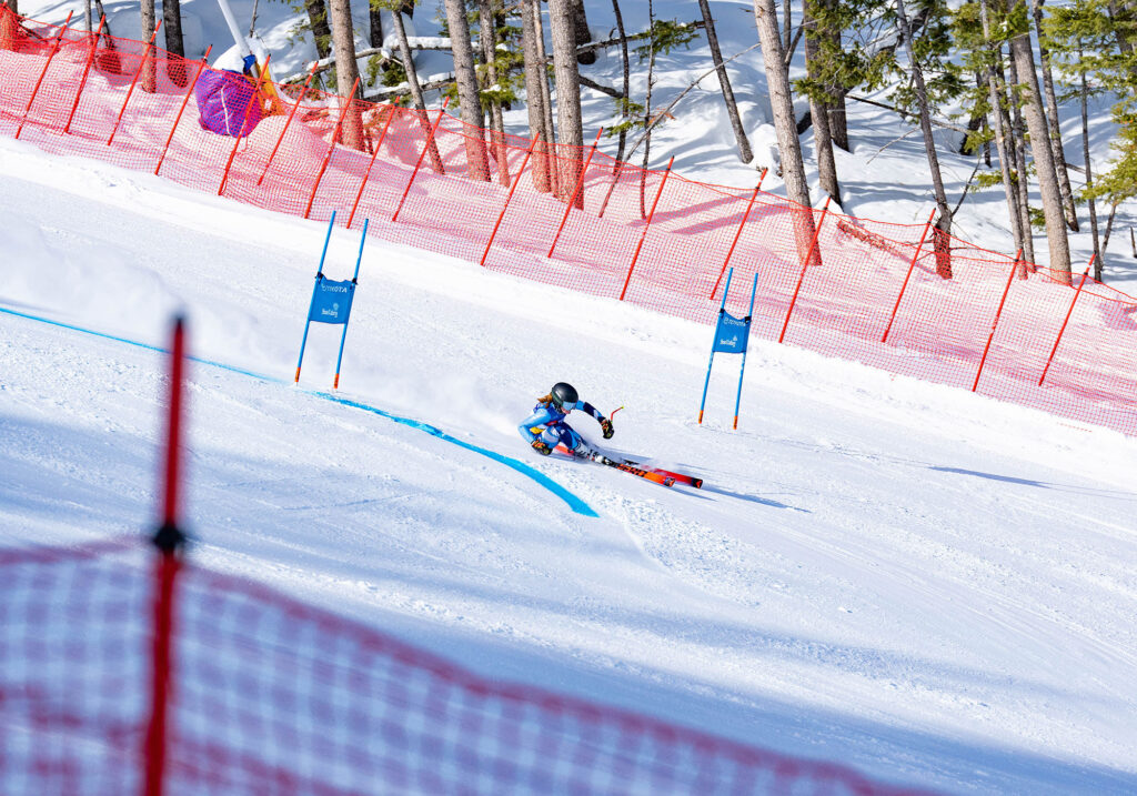 Slalom skiing on Bald Mountain in Sun Valley, Idaho
Credit: Hayden Gilmour | Sun Valley
