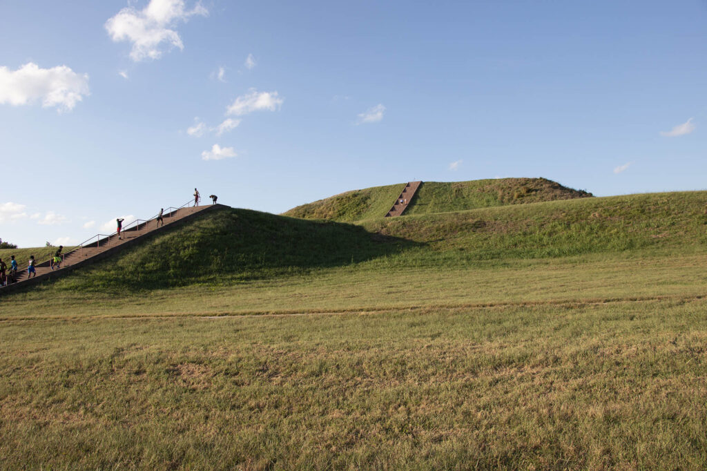 Cahokia Mounds State Historic Site near Collinsville, Illinois