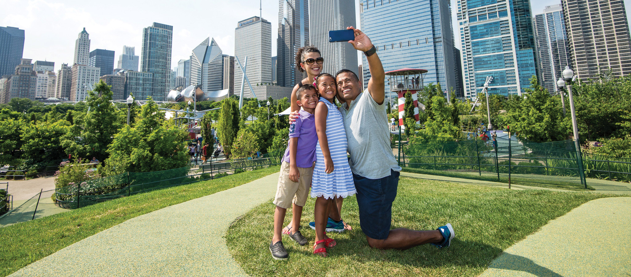 Maggie Daley Park in Chicago, Illinois; Credit: Abel Arciniega