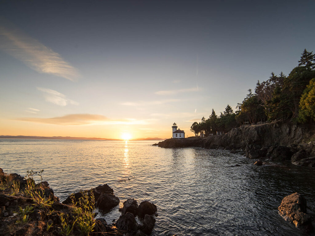 Lime Kiln Point State Park in the San Juan Islands, Washington
