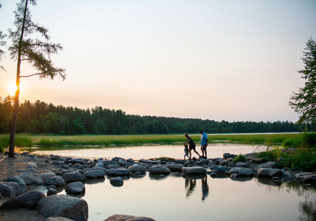 Headwaters of the Mississippi River in Itasca State Park, Minnesota
