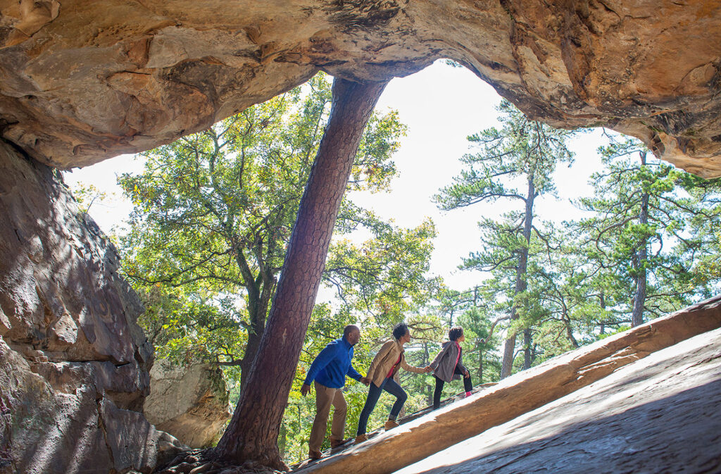 Robbers Cave State Park in Wilburton, Oklahoma