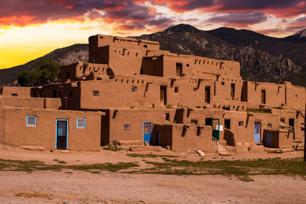 Taos Pueblo in Taos, New Mexico