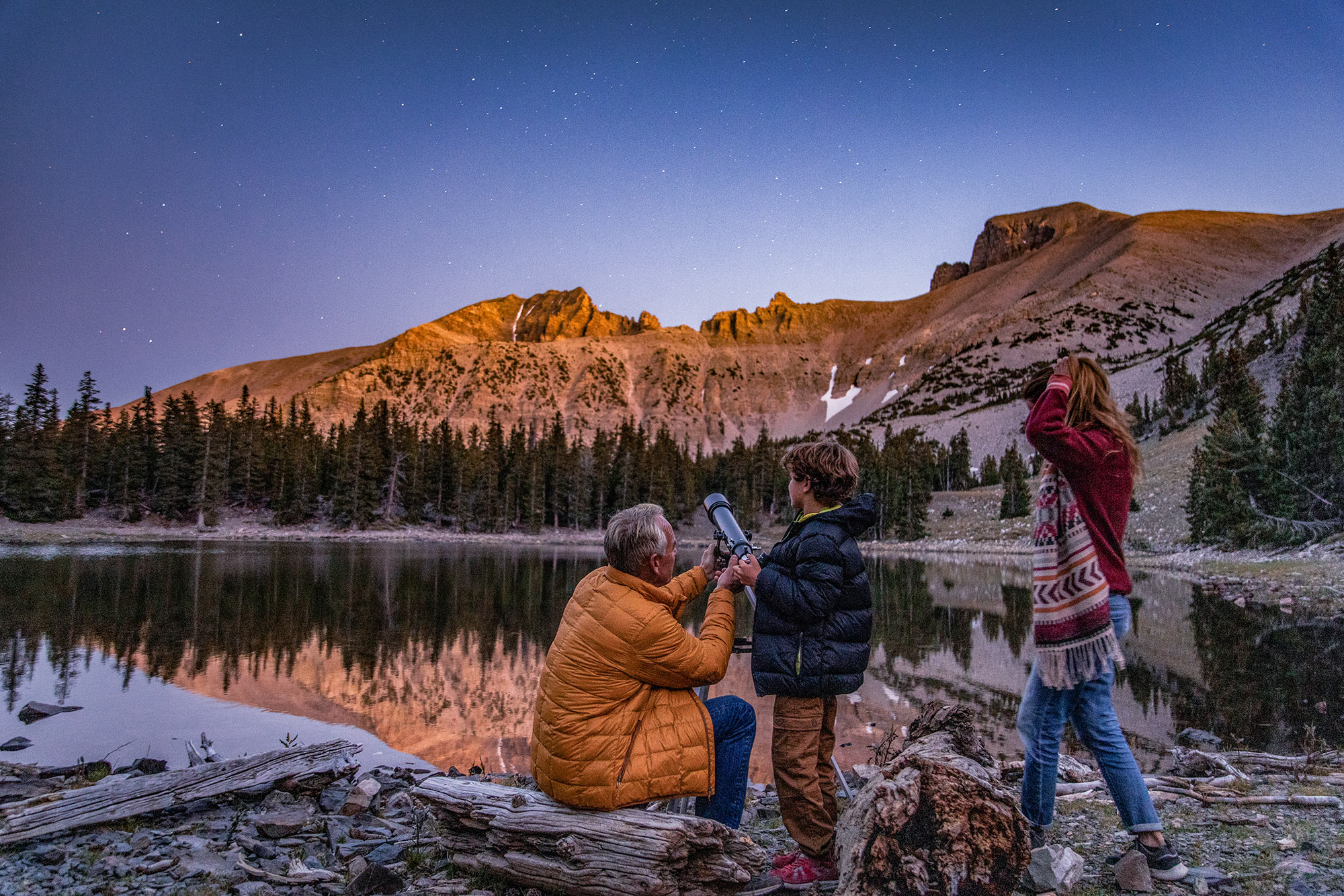 Stargazing in Great Basin National Park near Baker, Nevada