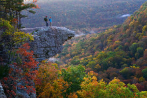 Hawksbill Crag at Whitaker Point in Kingston, Arkansas