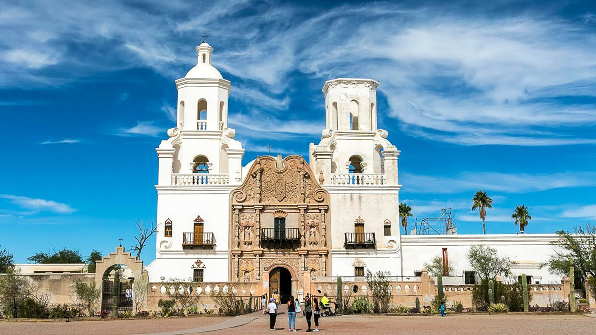 San Xavier del Bac Mission in Tucson, Arizona