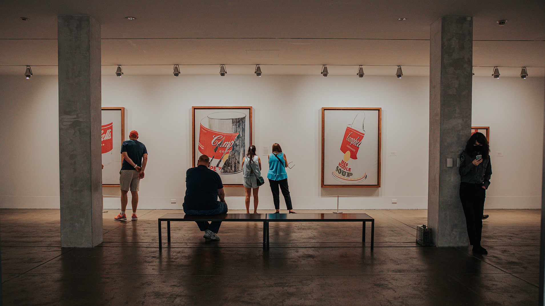 Inside the Andy Warhol Museum in Pittsburgh, Pennsylvania