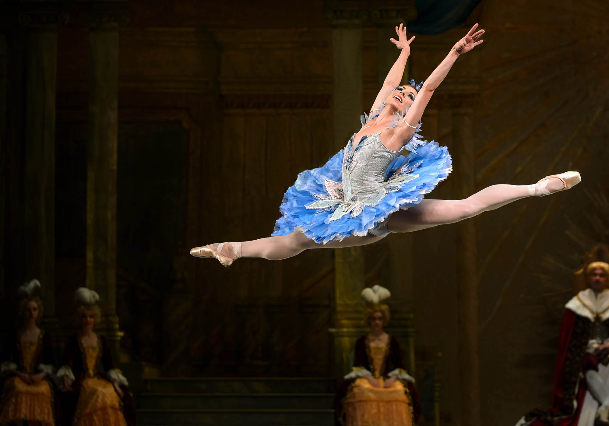 A dancer performs with Ballet Idaho in Boise, Idaho