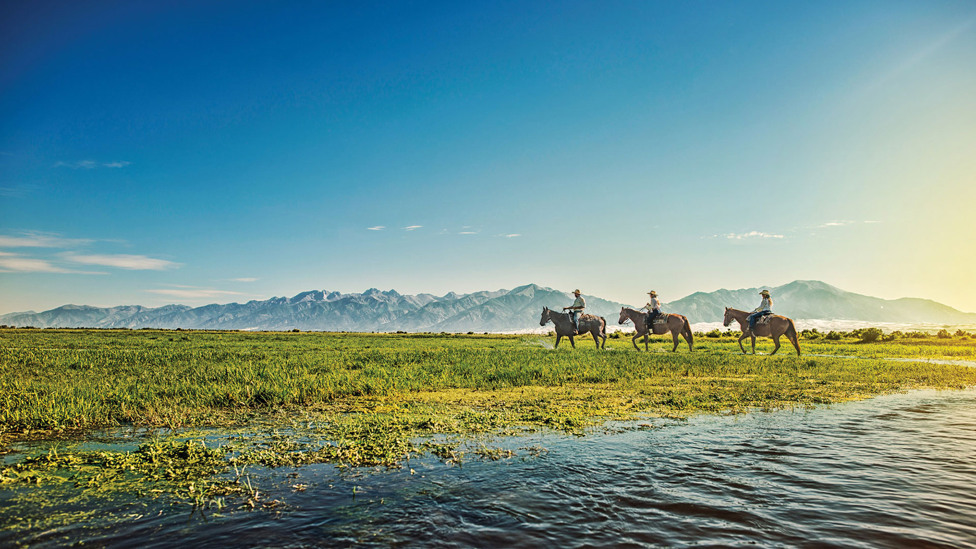 A tour on horseback of Great Sand Dunes National Park in Colorado