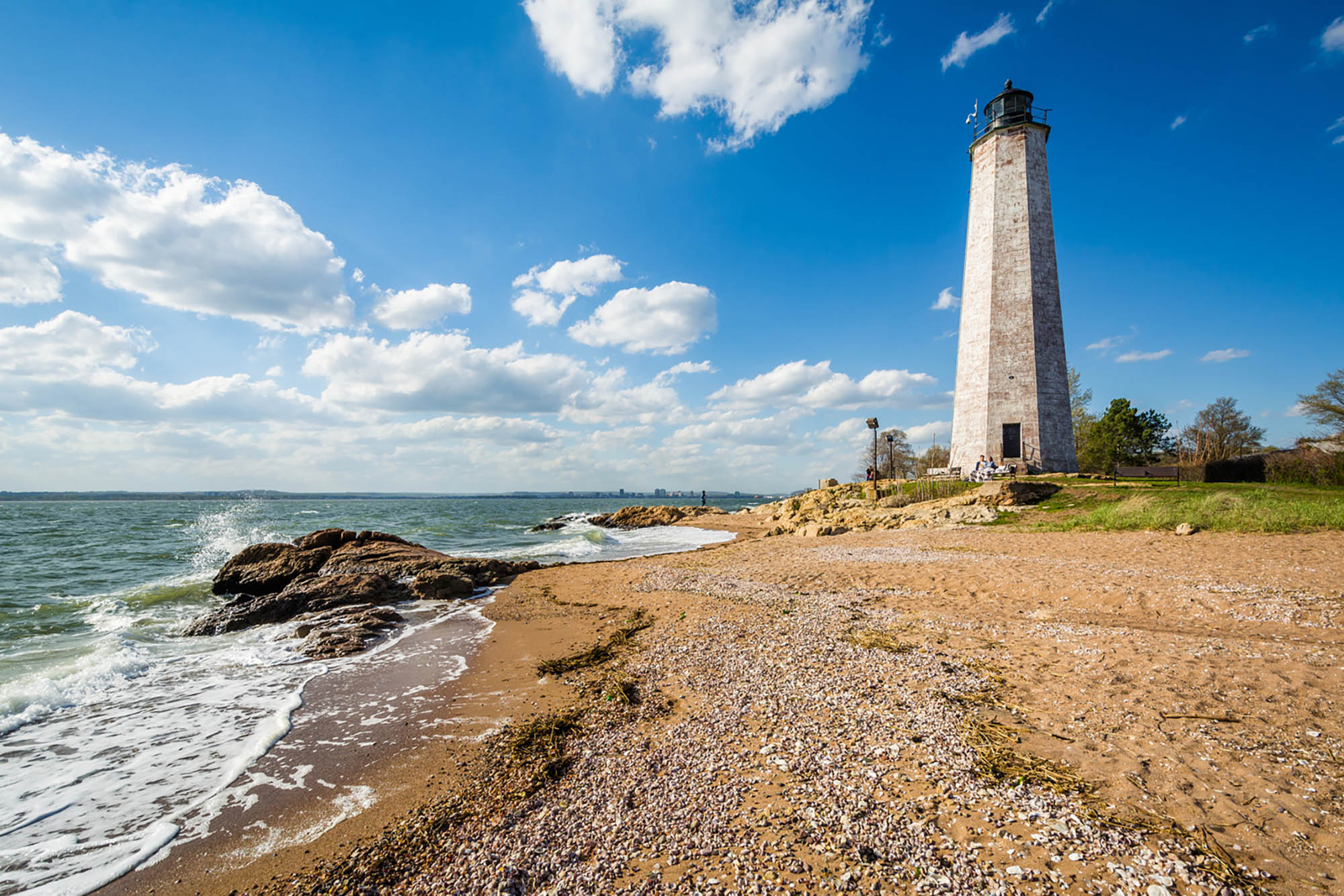 Lighthouse Point Park in New Haven, Connecticut