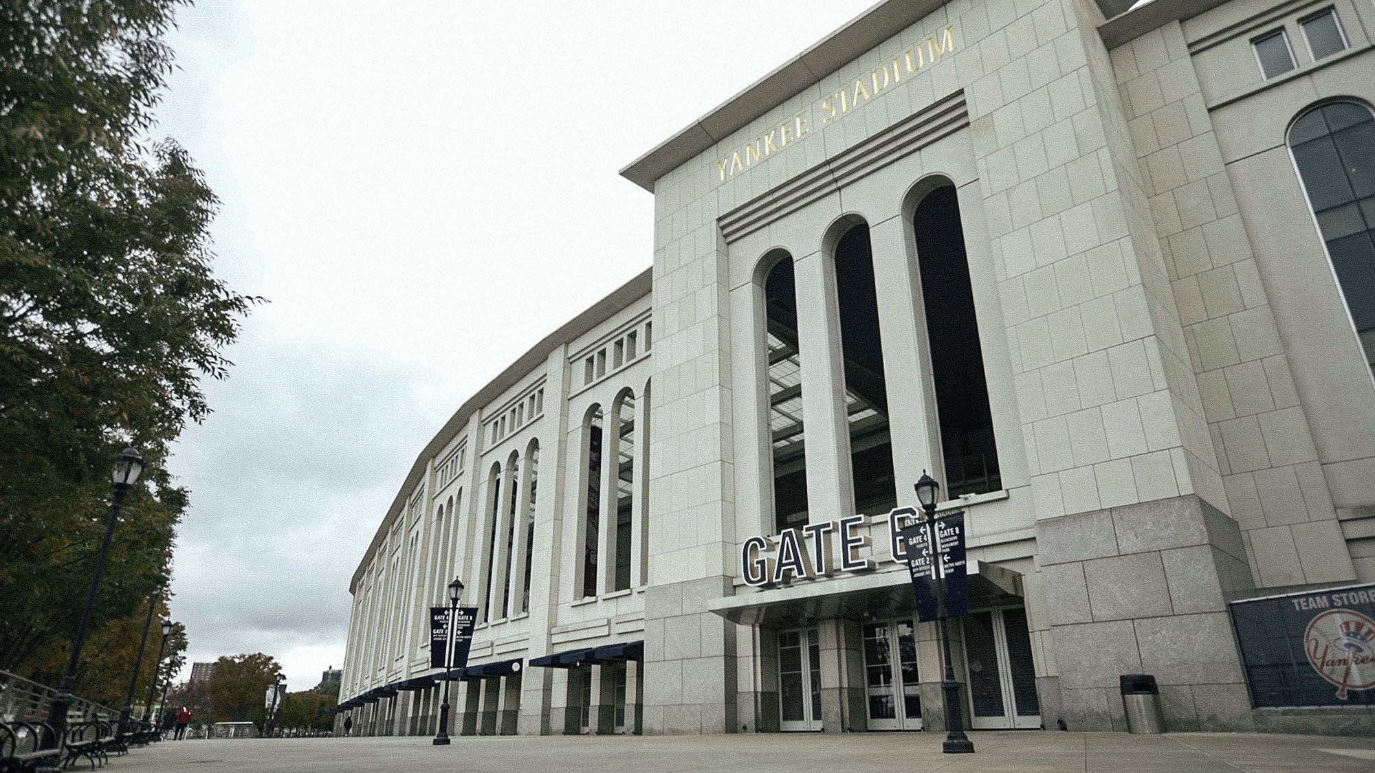 Entrance to Yankee Stadium in New York City, New York.