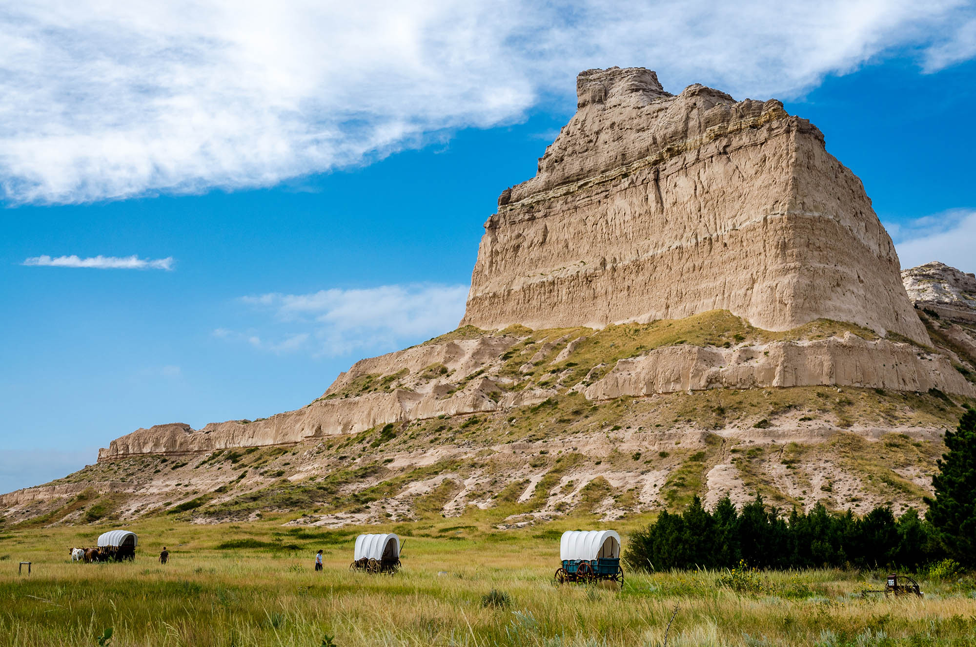 Scotts Bluff National Monument in Gerig, Nebraska