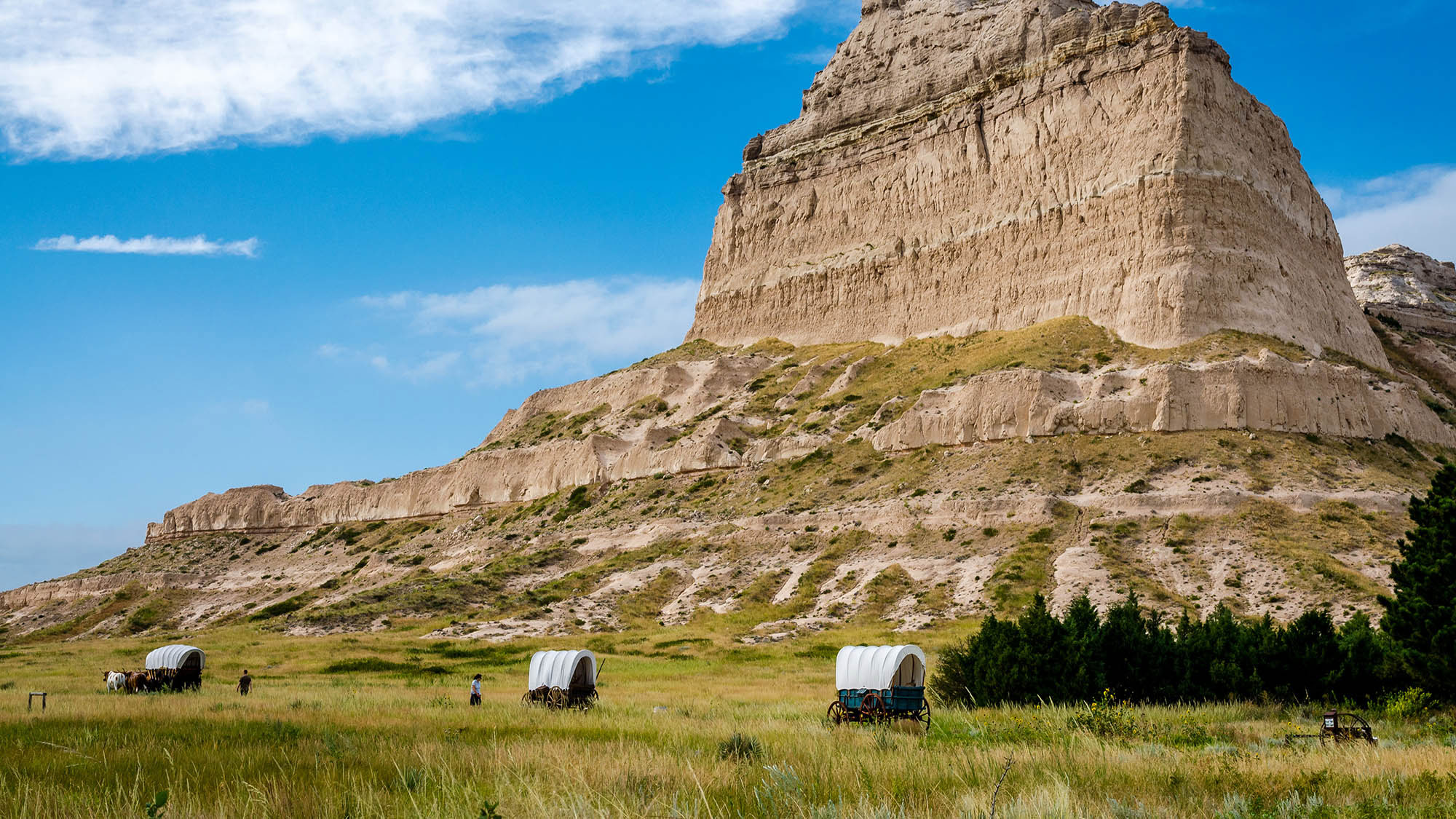 Scotts Bluff National Monument in Gerig, Nebraska