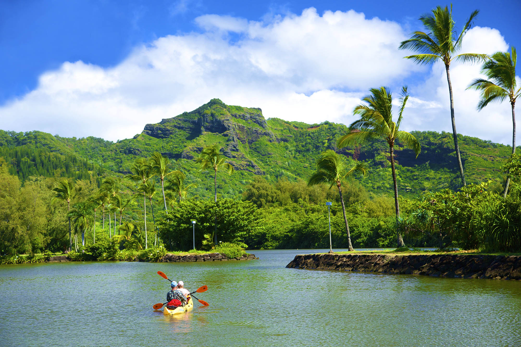 The Wailua River on Kauaʻi, Hawaiʻi
