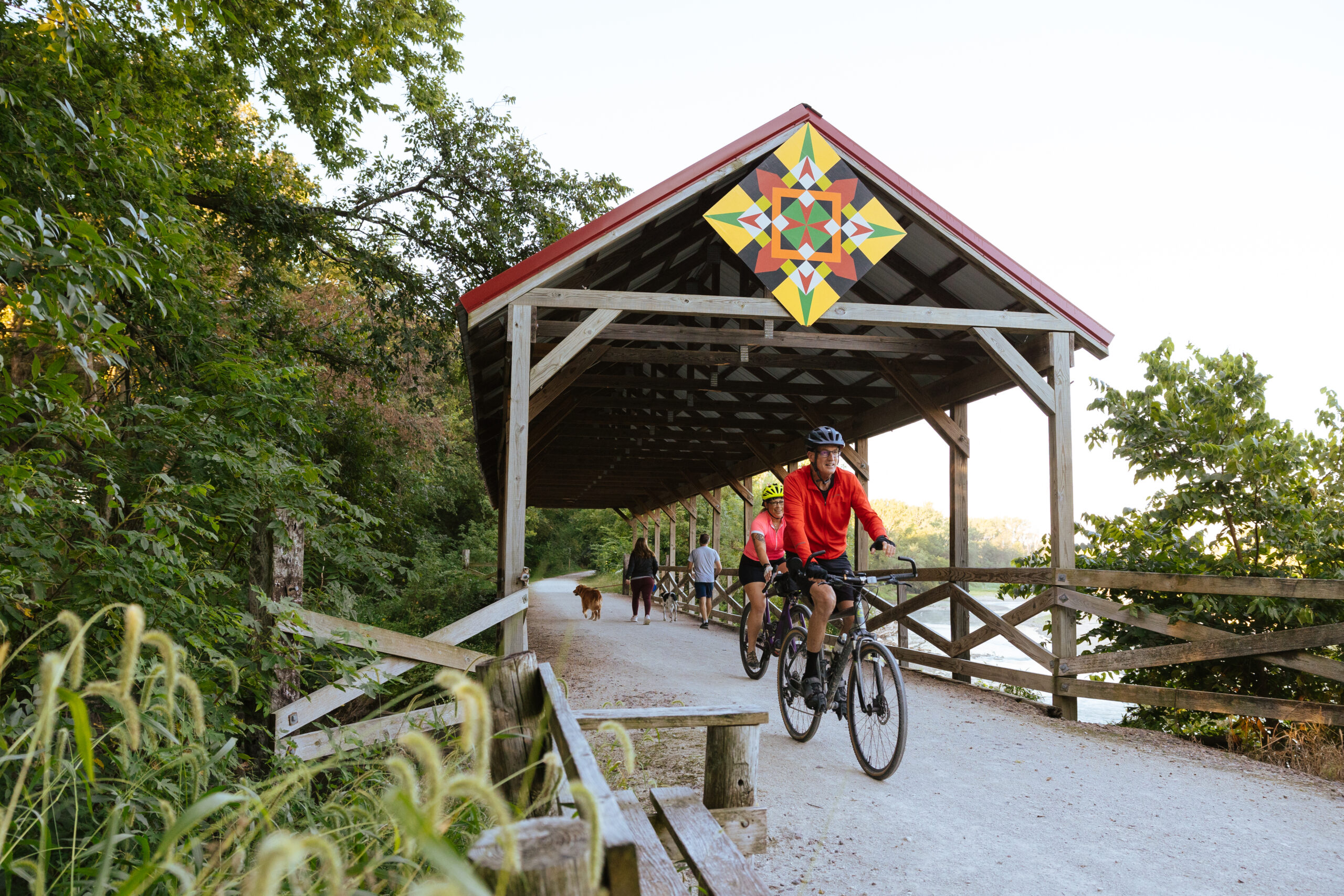 Blue River Rail Trail near Marysville, Kansas
Credit: Kansas Tourism
