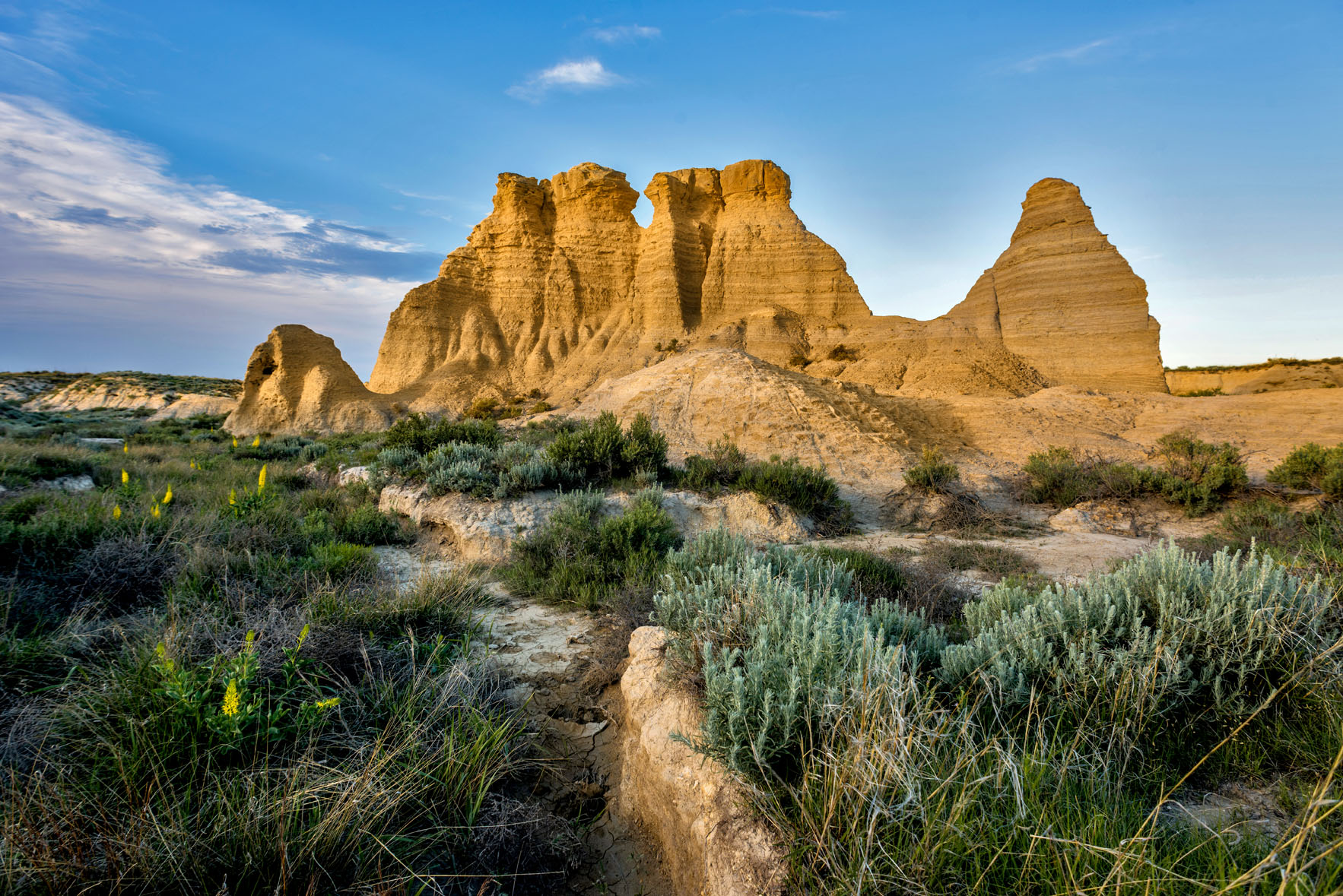 Little Jerusalem Badlands State Park near Oakley, Kansas
Credit: Kansas Tourism
