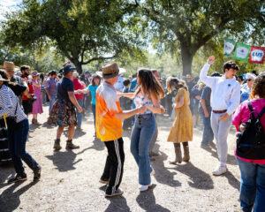 Dancing at the Festivals Acadiens et Créoles in Lafayette, Louisiana. Credit: LafayetteTravel.com