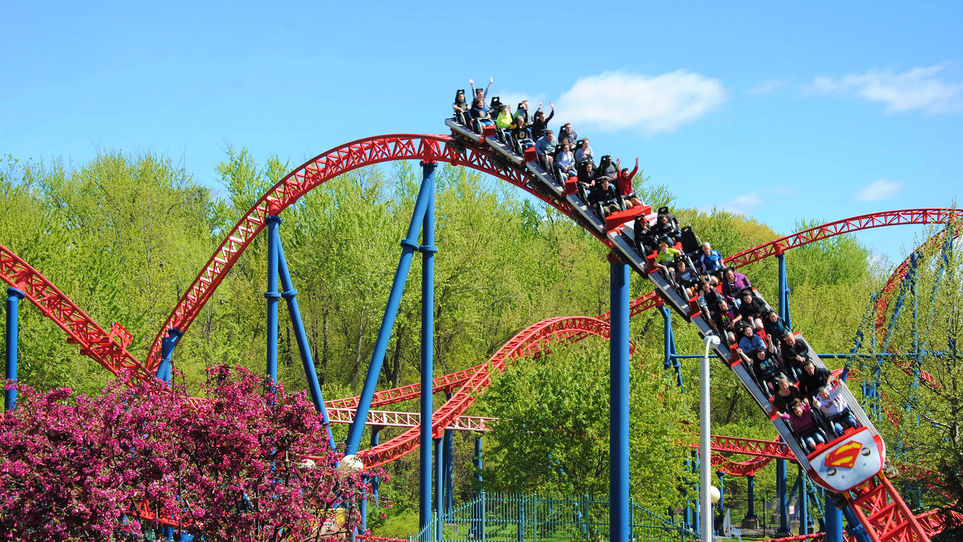 Six Flags New England in Springfield, Massachusetts