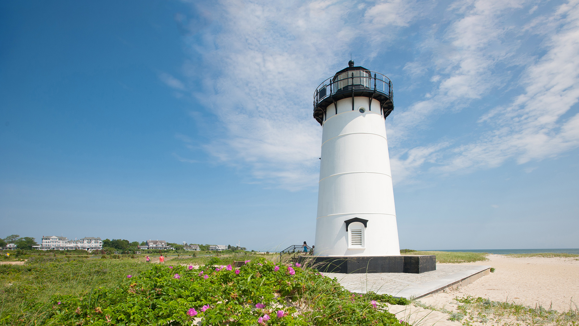 The Edgartown Harbor Light in Massachusetts