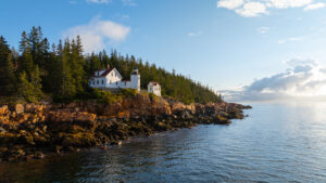 Bass Harbor Head Lighthouse in Acadia National Park, Maine