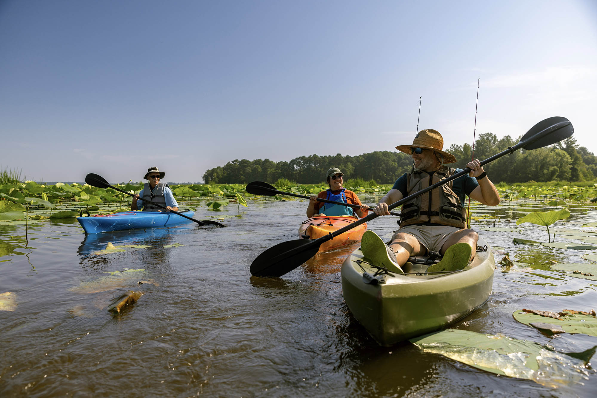 Kayaking The Rez near Jackson, Mississippi