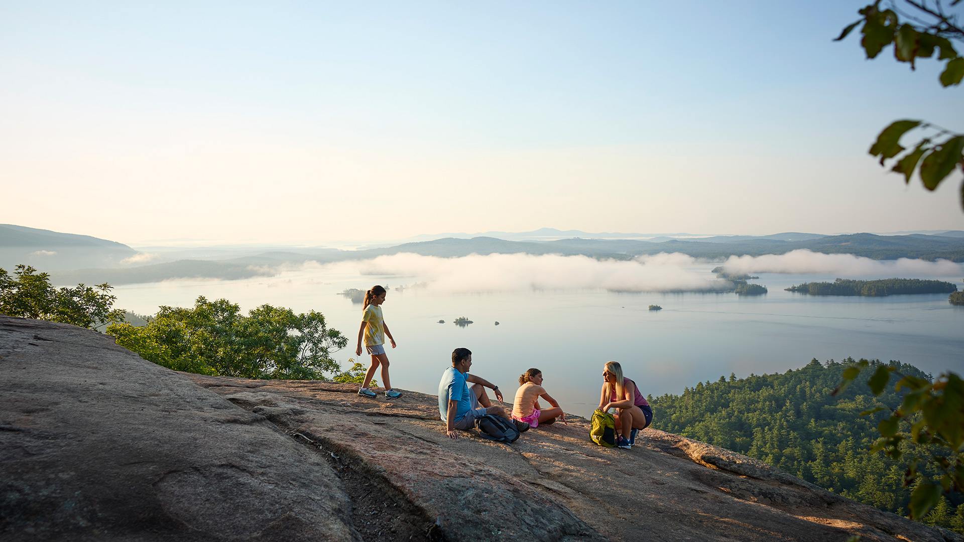 Views from Rattlesnake Mountain in New Hampshire