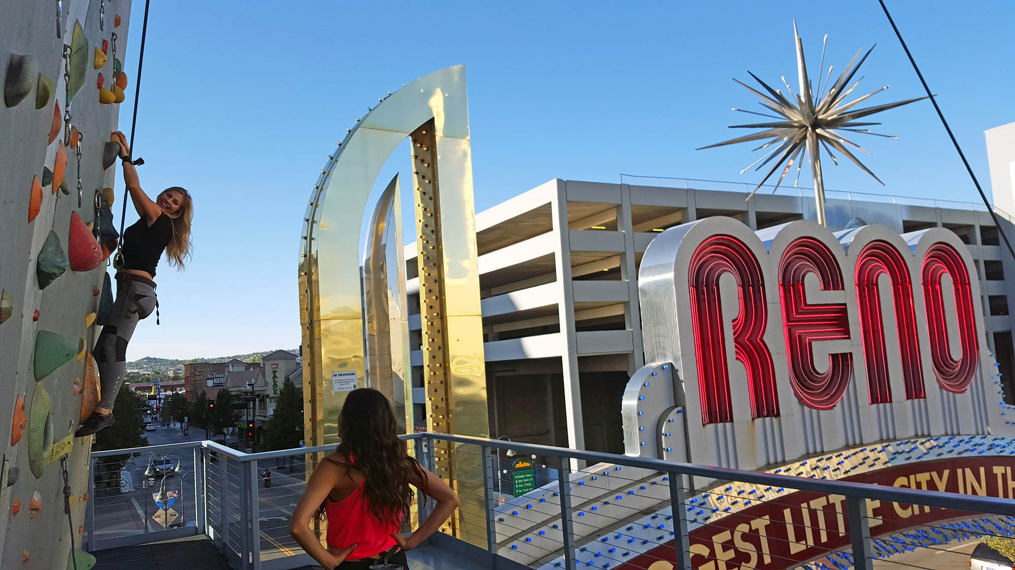 BaseCamp Reno at the Whitney Peak Hotel in Reno, Nevada; Credit: visitrenotahoe.com