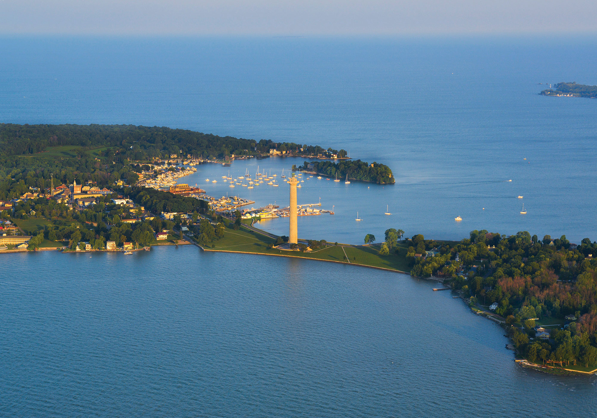 Put-in-Bay at South Bass Island State Park on Lake Erie in Ohio