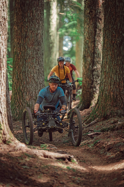 Mountain biking in Oakland, Oregon; Credit: Dylan VanWeelden