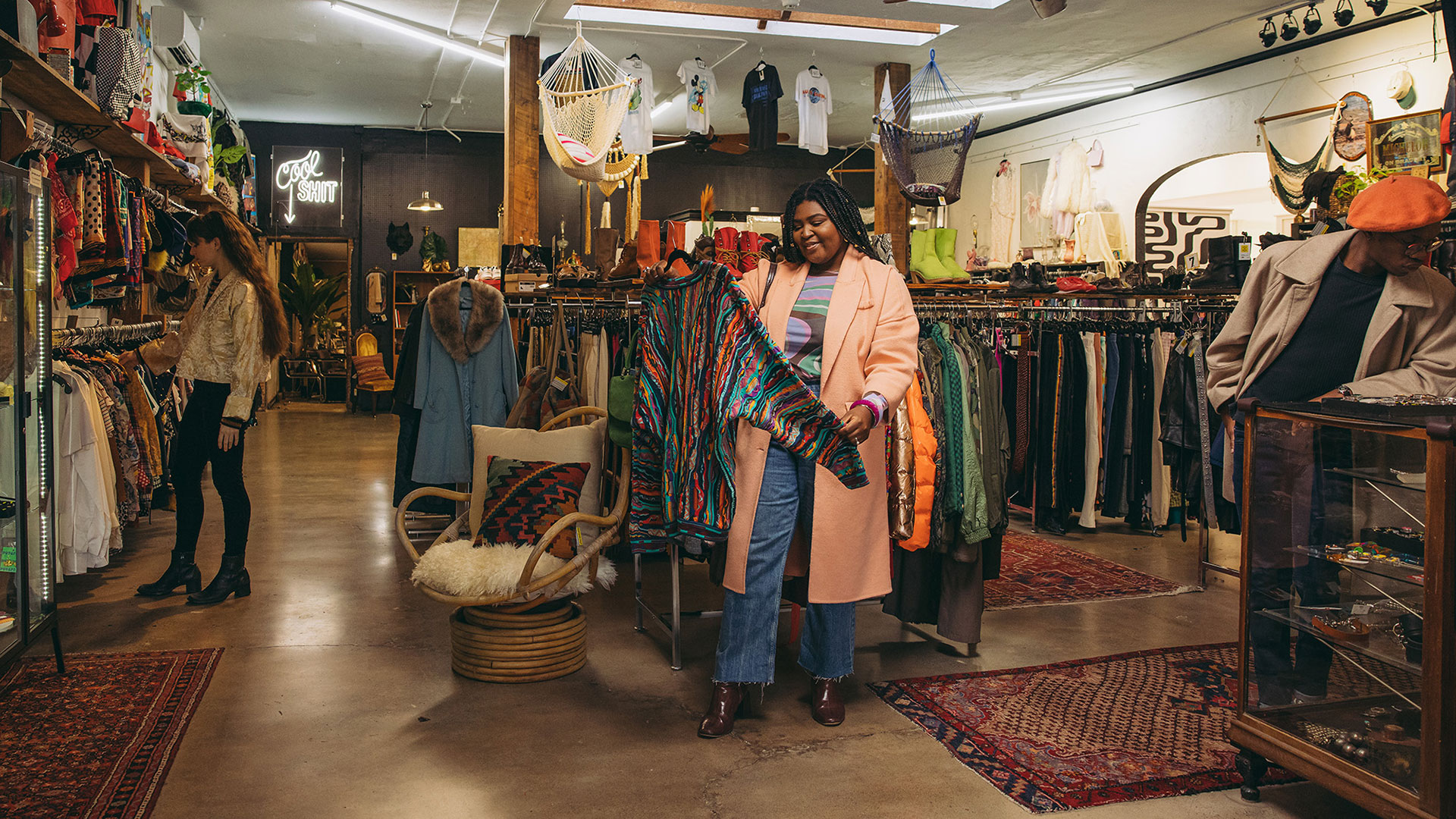 Vintage shopping in Portland, Oregon