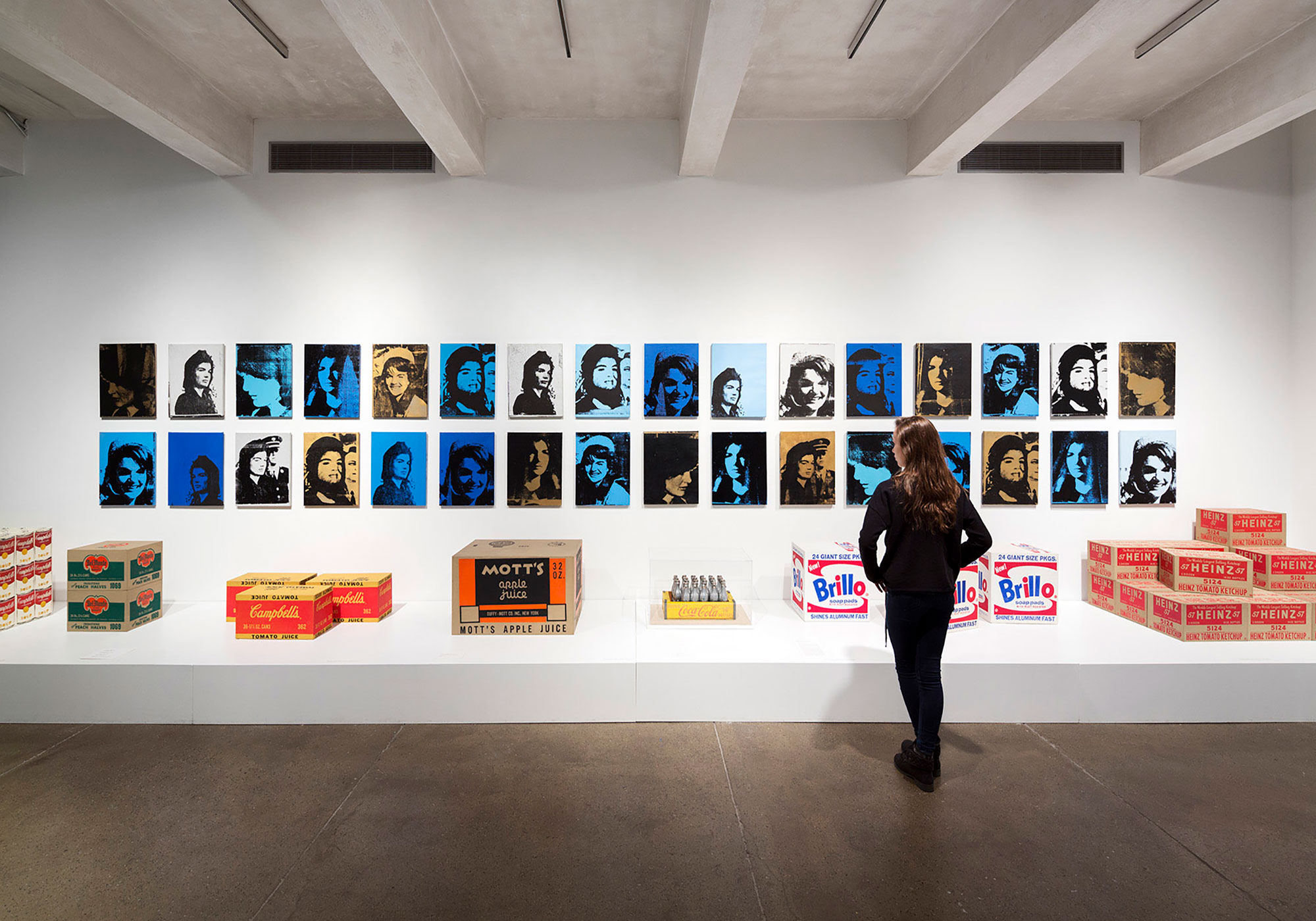 Visitor viewing works at The Any Warhol Museum in Pittsburgh, Pennsylvania.
Credit: Dean Kaufman