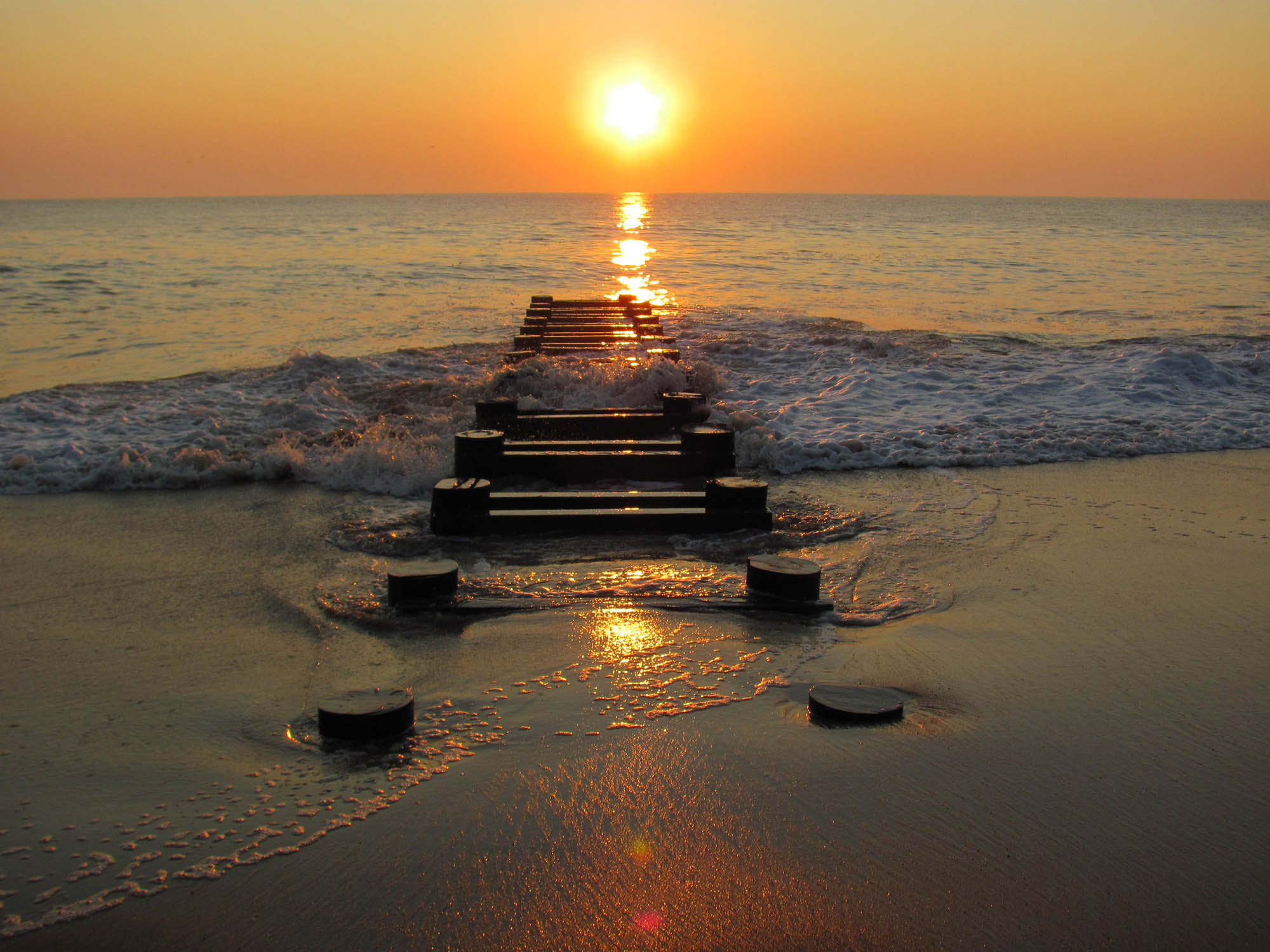 Sunrise at Rehoboth Beach, Delaware