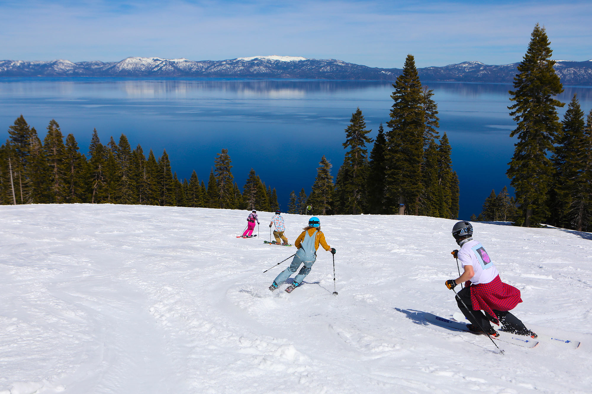 Skiing Mount Rose in Lake Tahoe, Nevada
