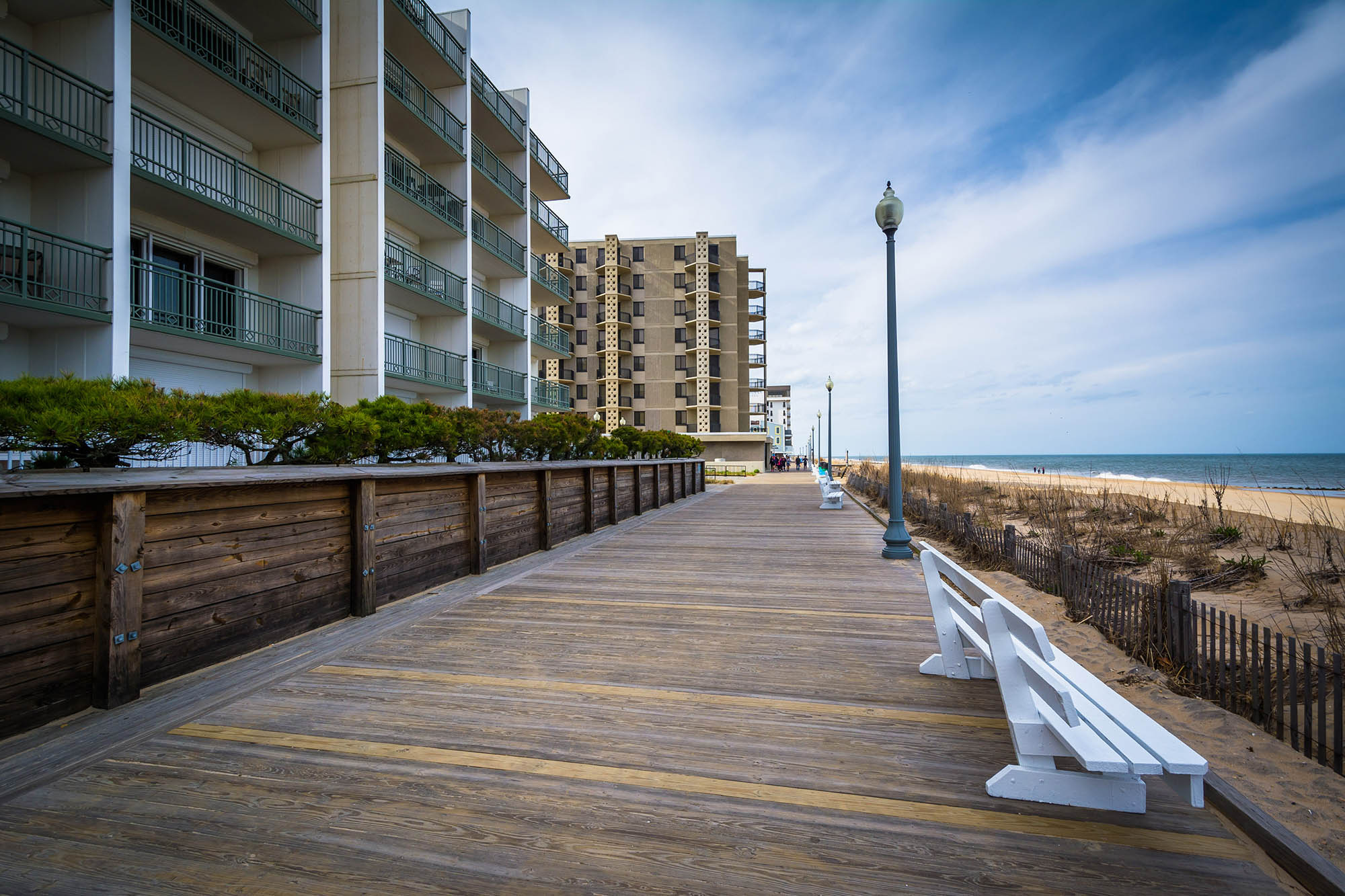 The Rehoboth Beach boardwalk in Delaware